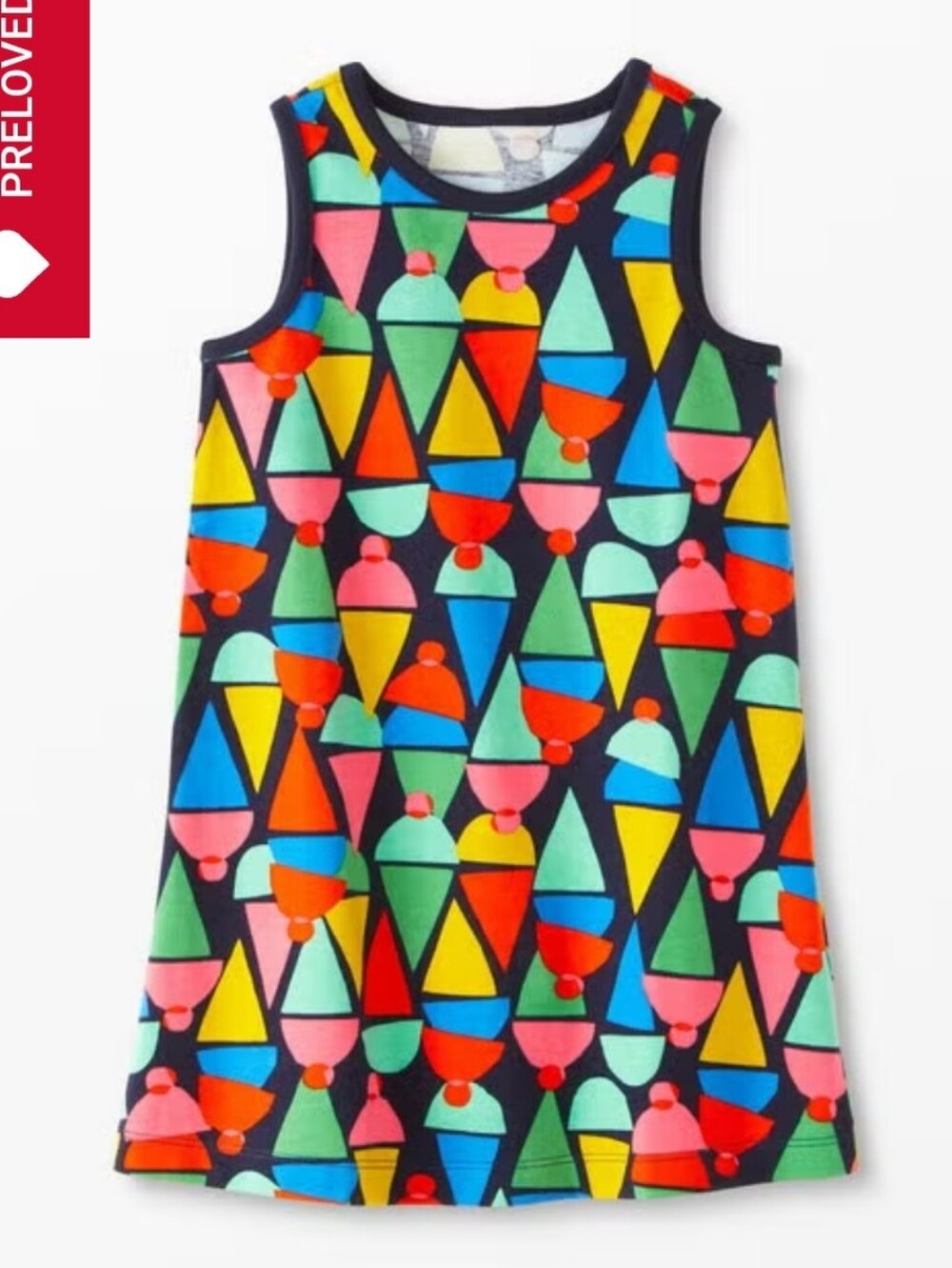 Hanna Andersson ice cream colorful printed tank dress